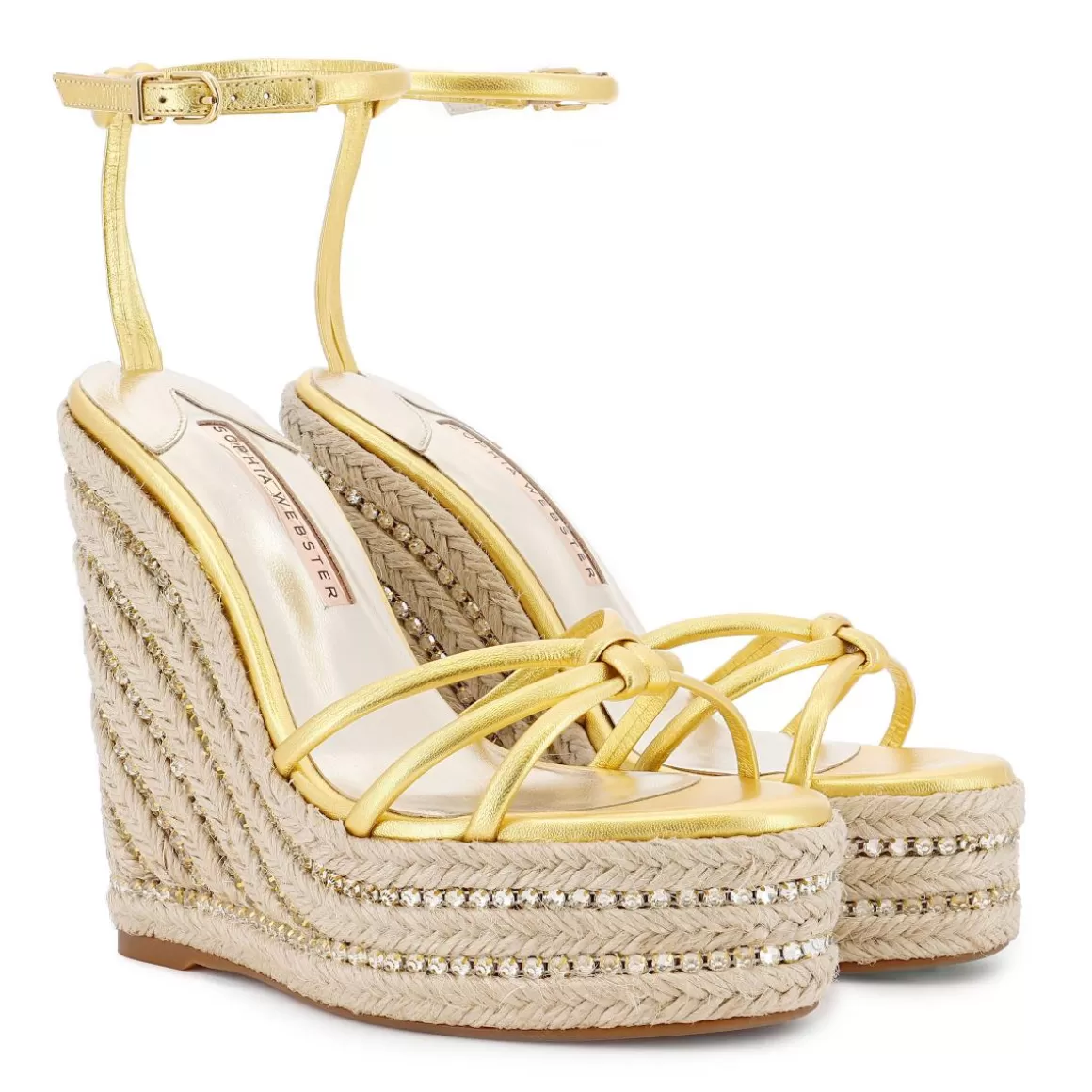 Sophia Webster Alina Espadrille Crystal* Sandals