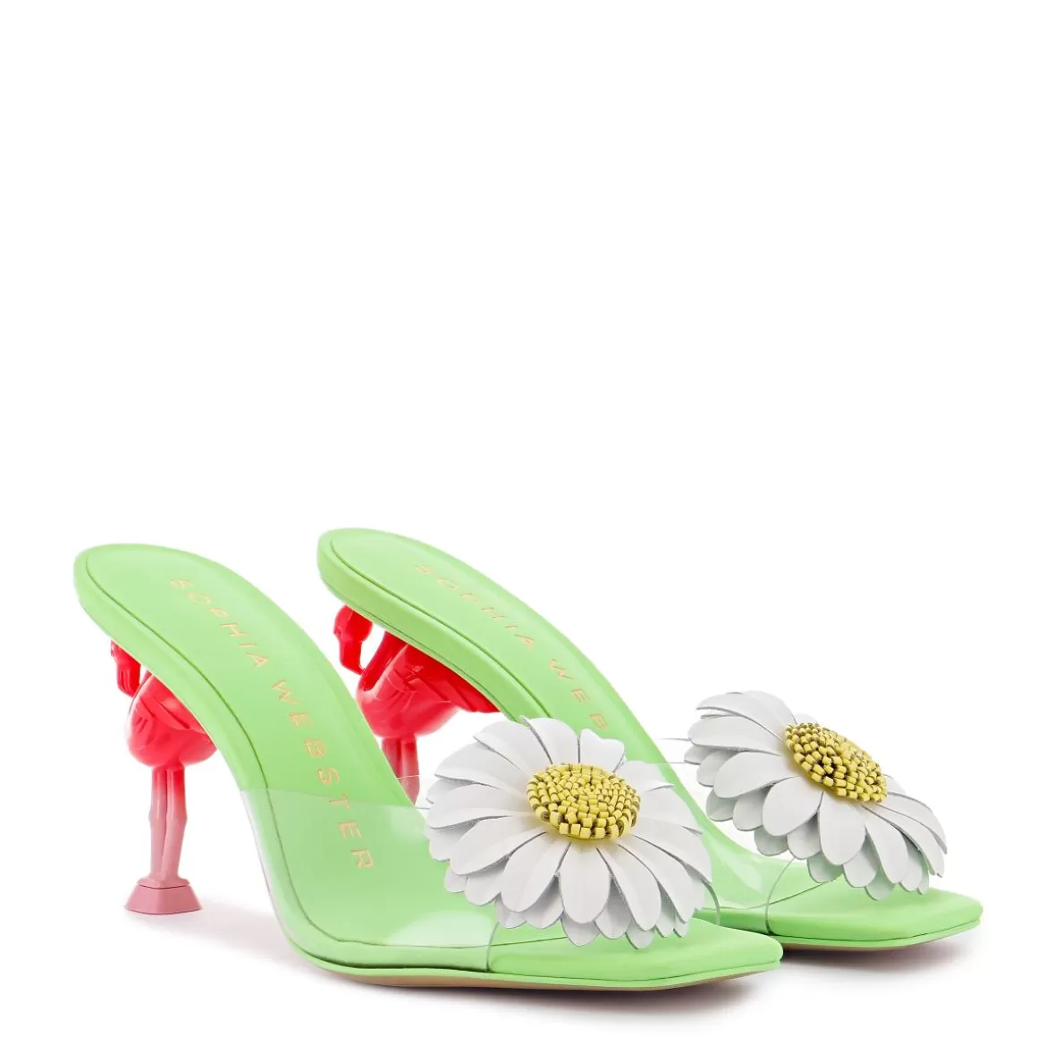 Sophia Webster Flo Flamingo Mid Mule* Up To Size 46 | Mids